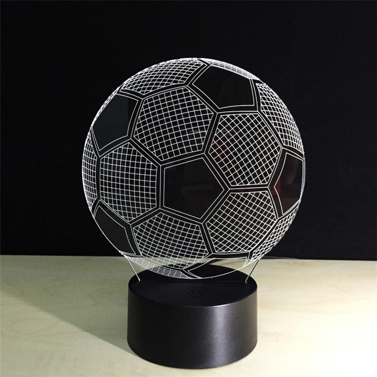 Creative Football LED Night Light with Multicolor Effects
