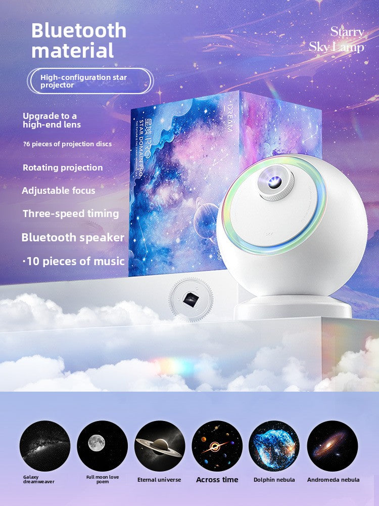 Bluetooth Galaxy Projector Night Light