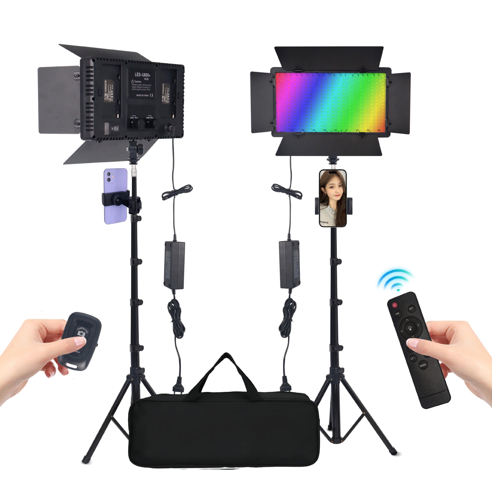 Portable LED Video Fill Light with RGB
