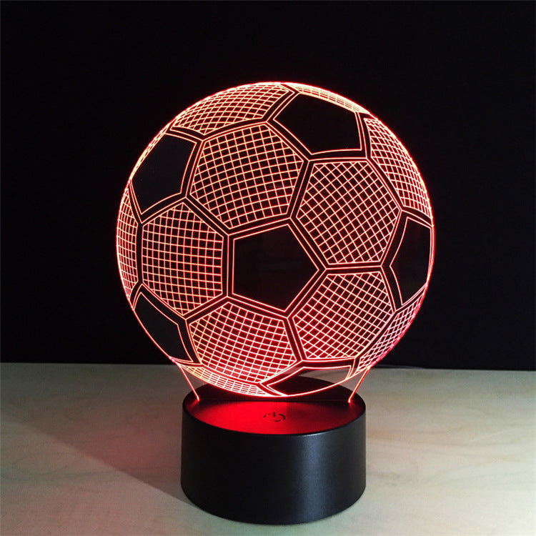 Creative Football LED Night Light with Multicolor Effects