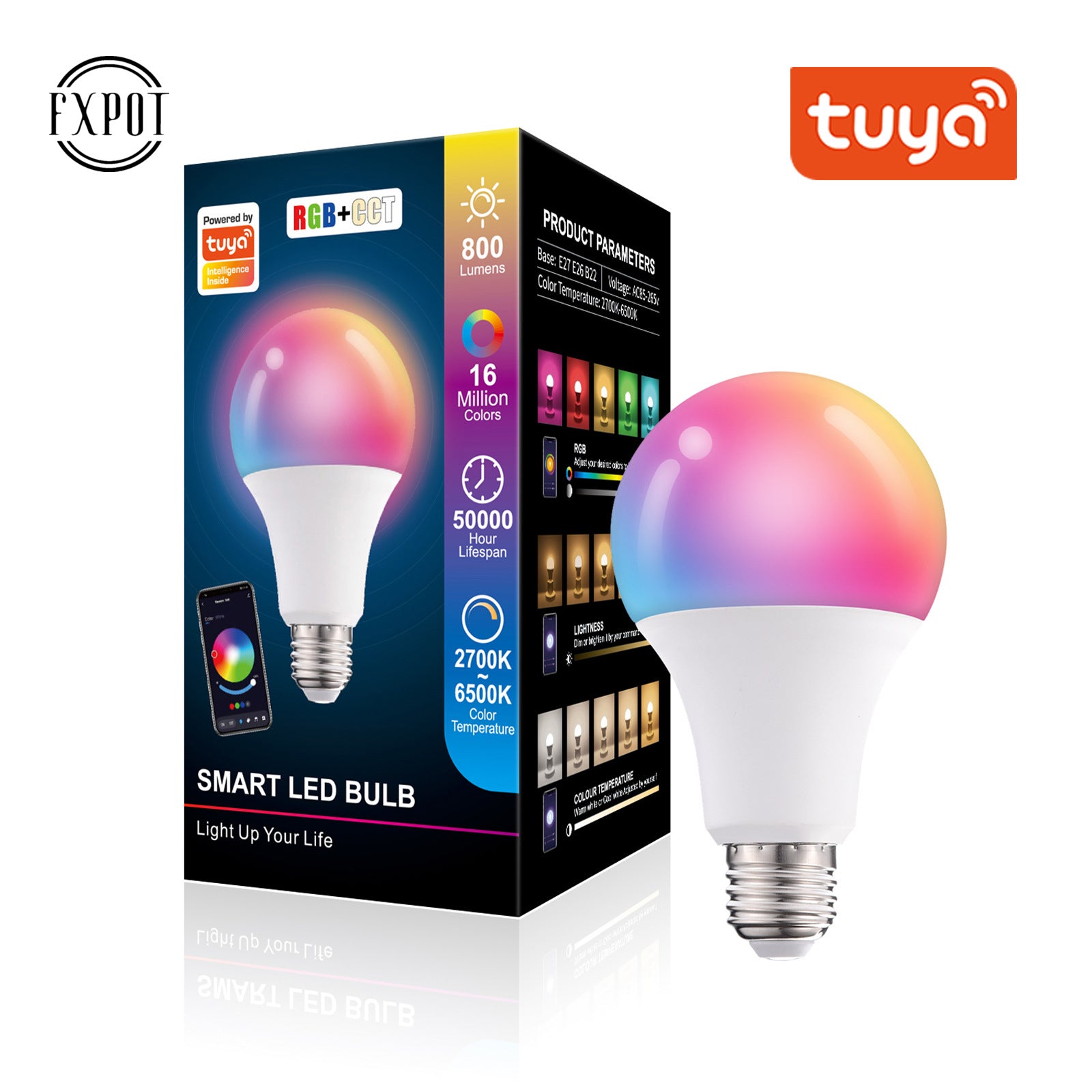 Tuya Smart Bluetooth RGB Bulb