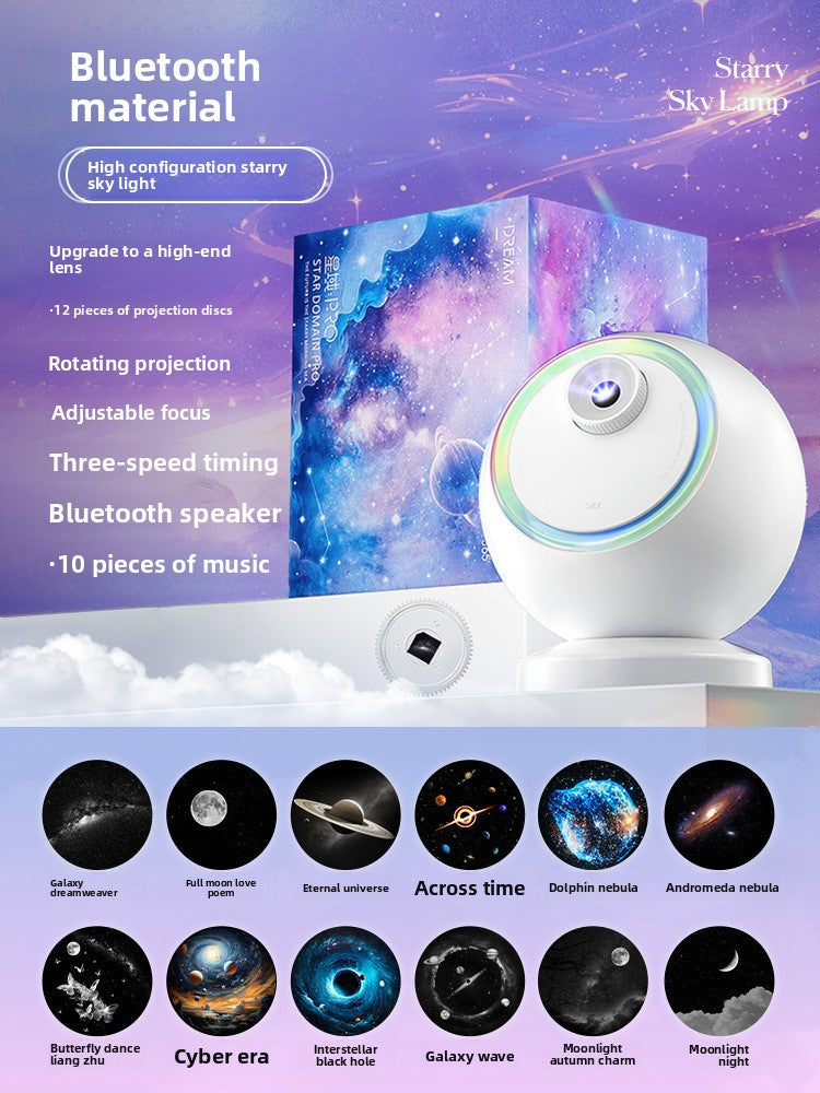 Bluetooth Galaxy Projector Night Light